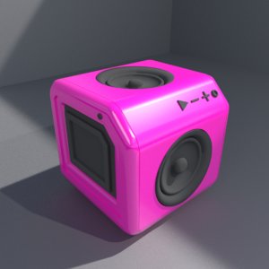 3D music cube model