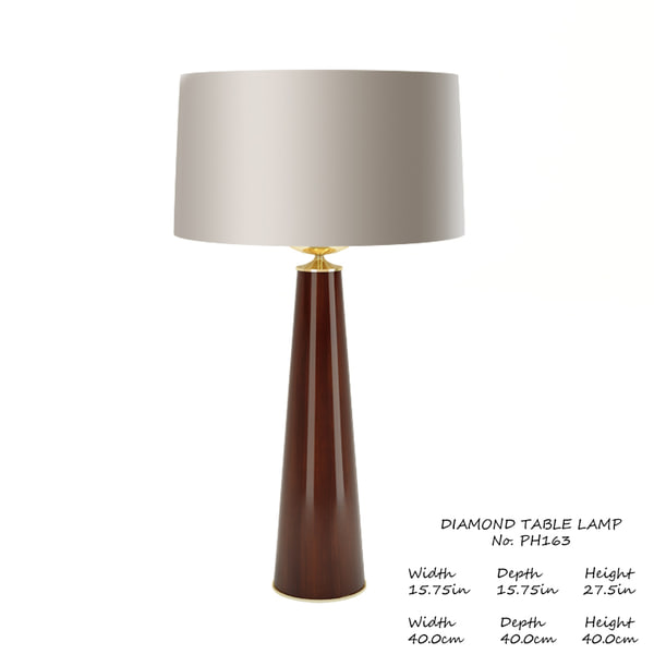 pheasant table lamp
