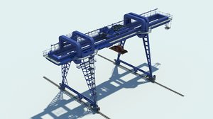 gantry crane 3D model