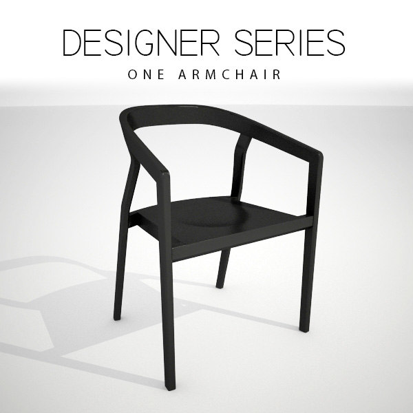 Designer armchair model | 1147278 | TurboSquid
