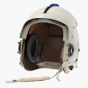 3D model p flight helmet pilot