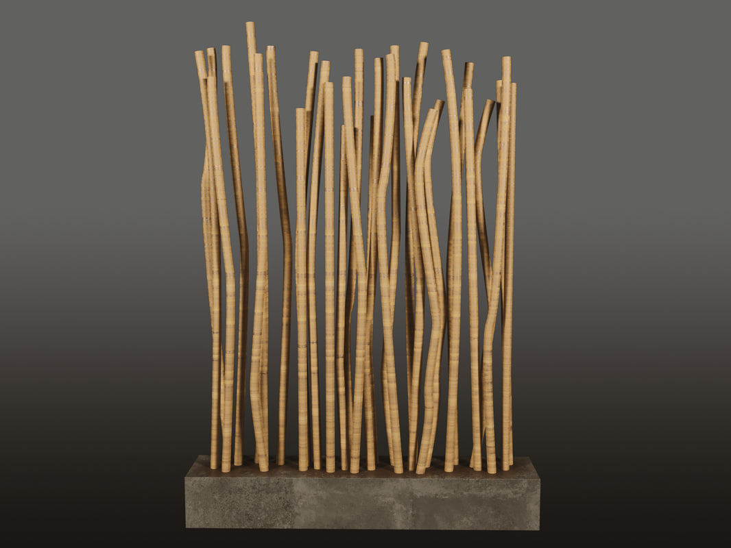 Free Decorative Bamboo Model Turbosquid