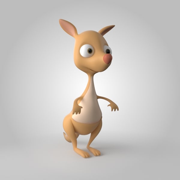 3d Kangaroo 1147660 Turbosquid