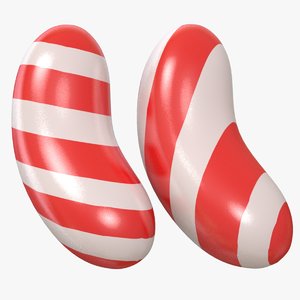 candy stripe red model