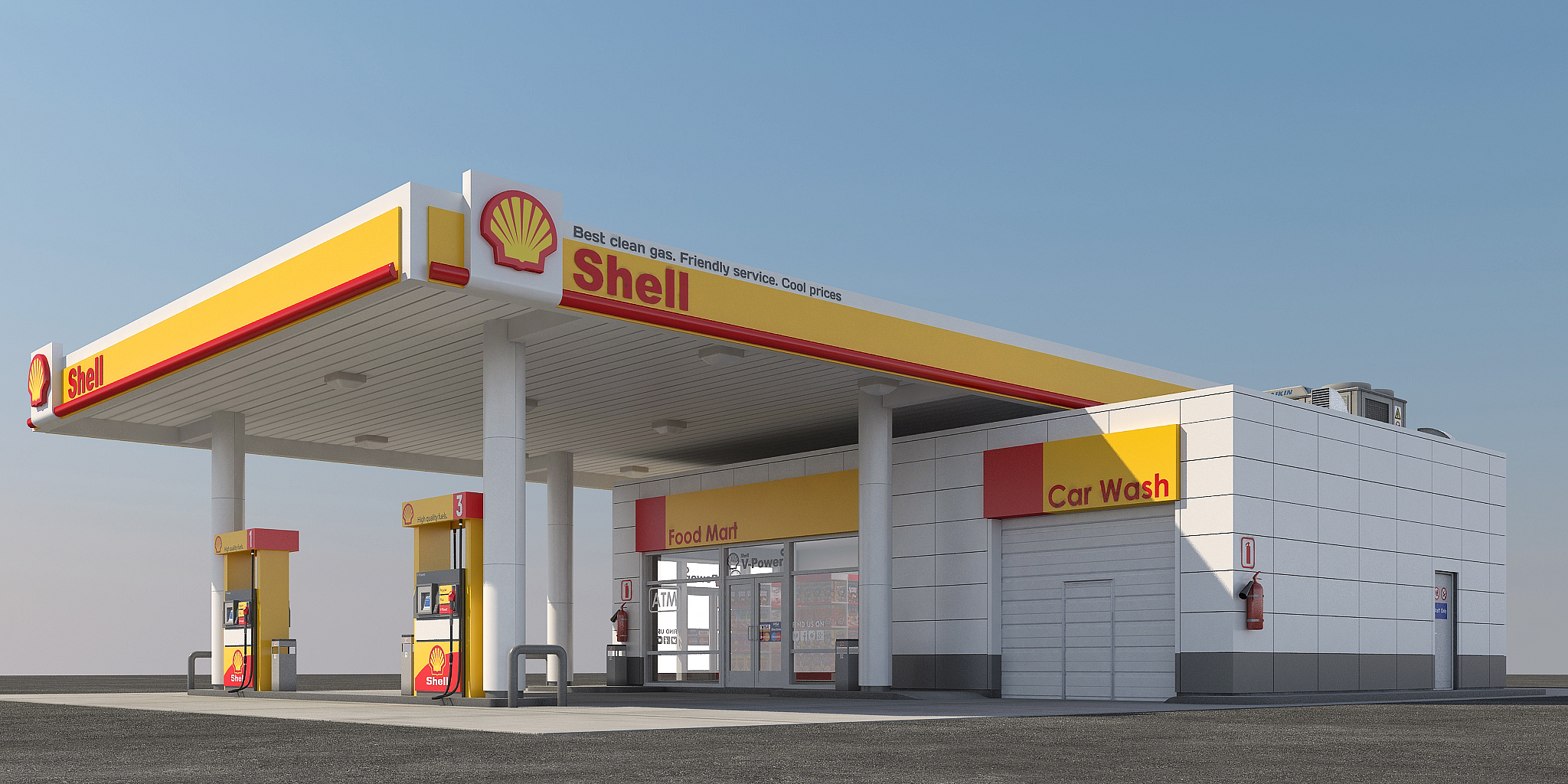 shooting at shell gas station