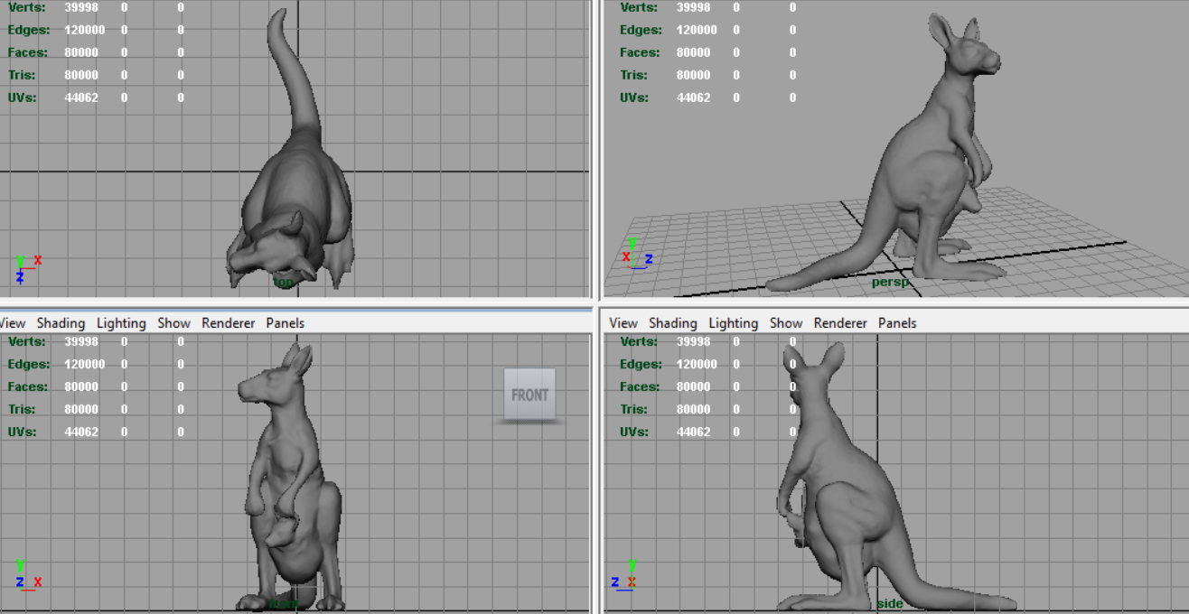 袋鼠3d模型