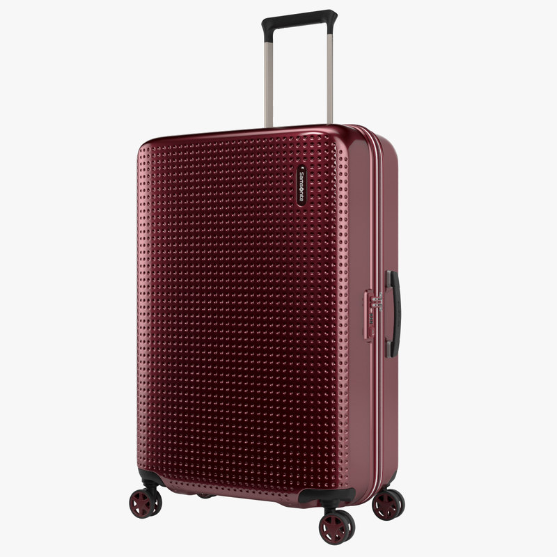 rolling suitcase 3d model