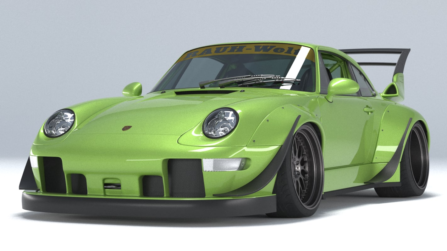 Porsche 911 Rwb 3d 