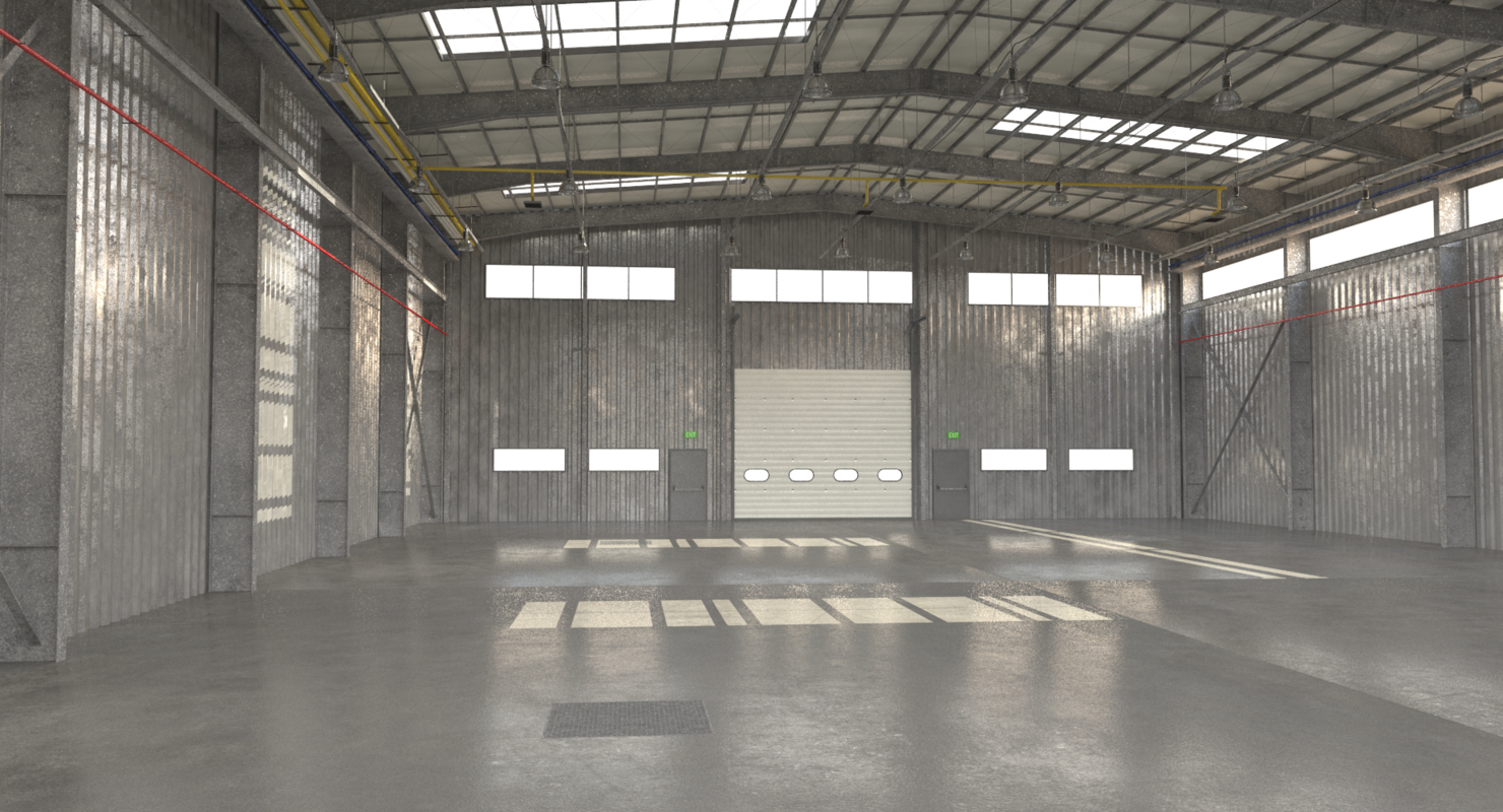 Warehouse interior 3D model | 1148140 | TurboSquid
