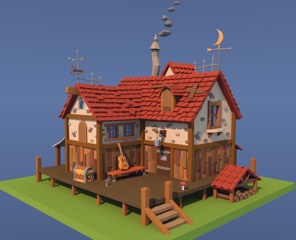 House Games 3d Model 