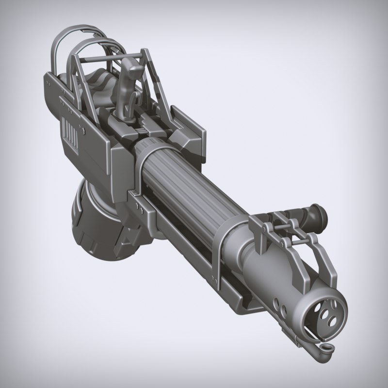 火焰喷射器概念3d模型