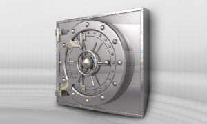 vault bank safe 3D model
