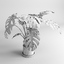 monstera plants 3D model