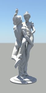 3D model roman figure 10