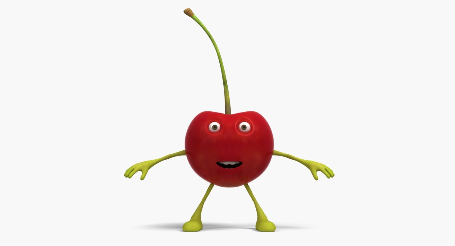 3D model cherry cartoon | 1148563 | TurboSquid