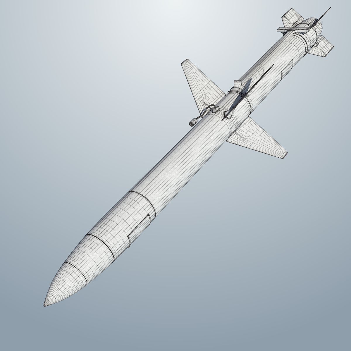 3D missile agm-45 shrike | 1148685 | TurboSquid