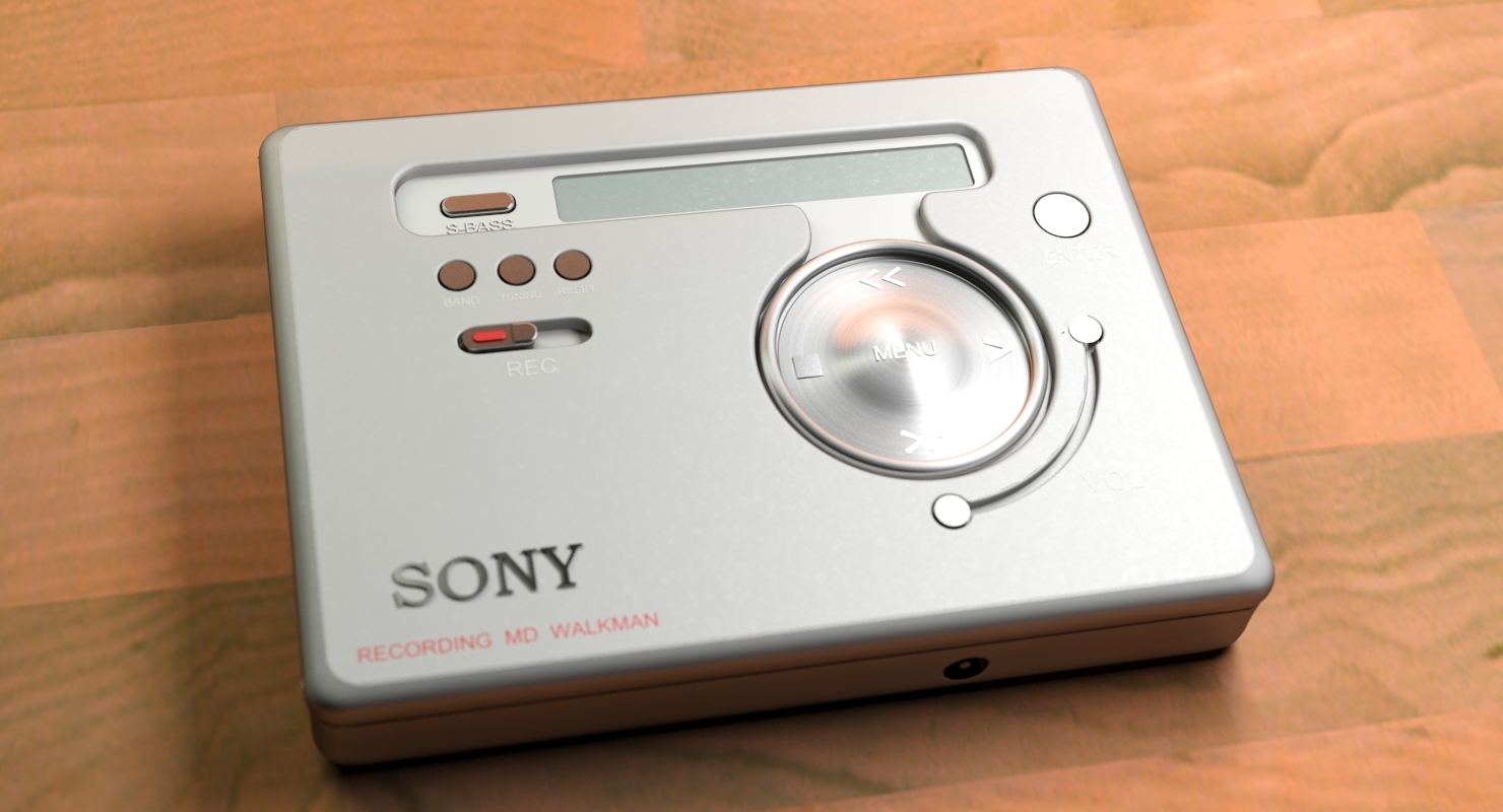 Modello 3D Sony Minidisc TurboSquid 1148808