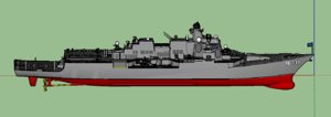 3D navy arleigh burke-class destroyer