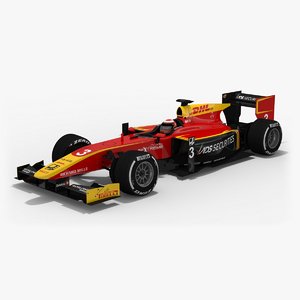 3D russian formula 2 season model