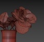 3D model vase roses