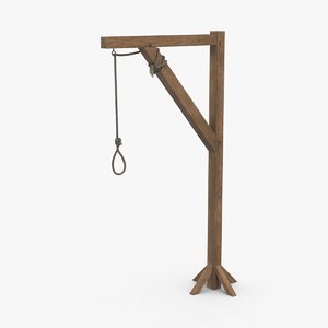 3D gallows-pole model