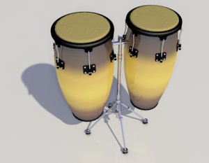 congas percussion 3D