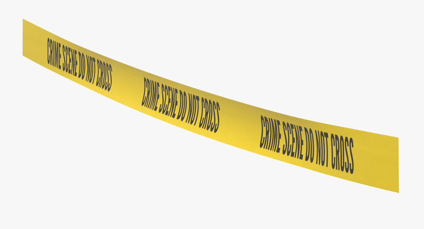 Crime scene tape 03 3D model - TurboSquid 1149294