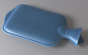 rubber bag hot water 3D model