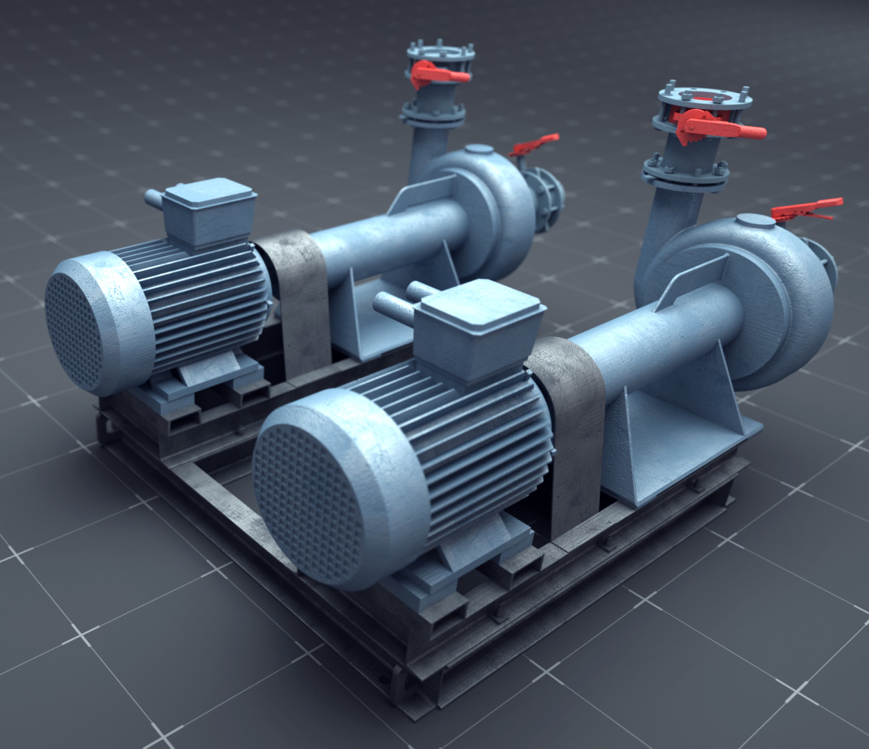 3D water pump TurboSquid 1149383