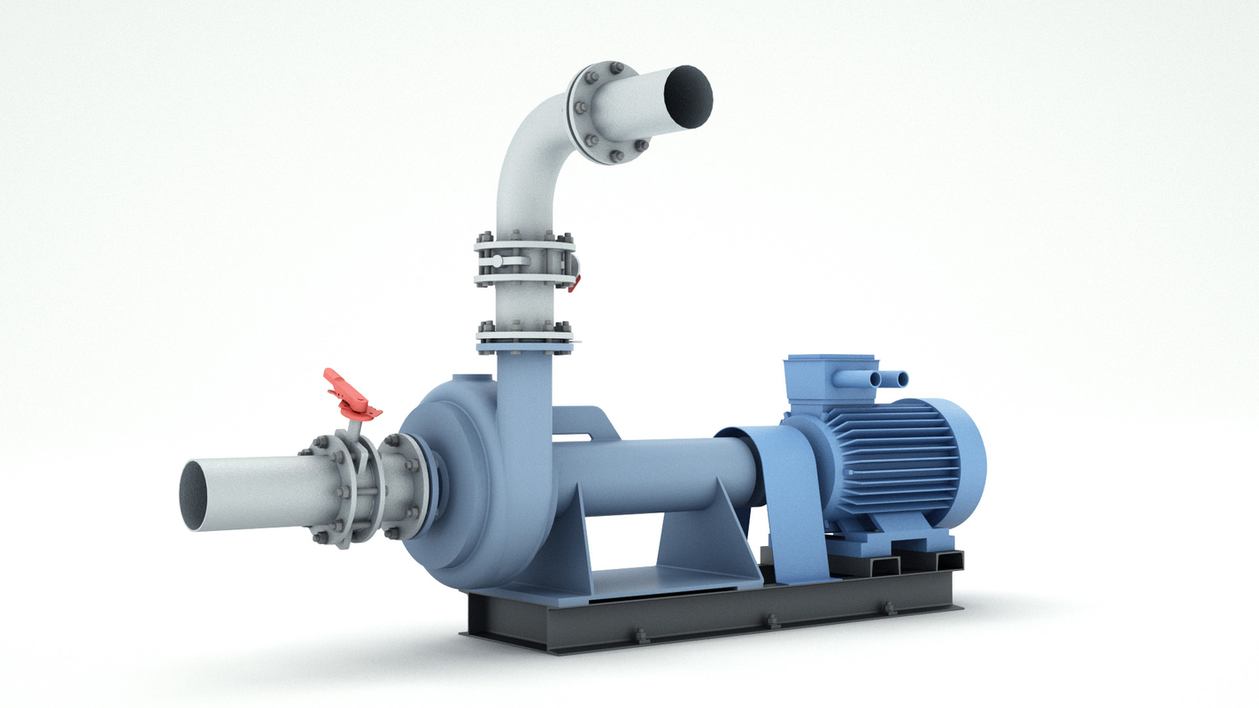 3D water pump TurboSquid 1149383