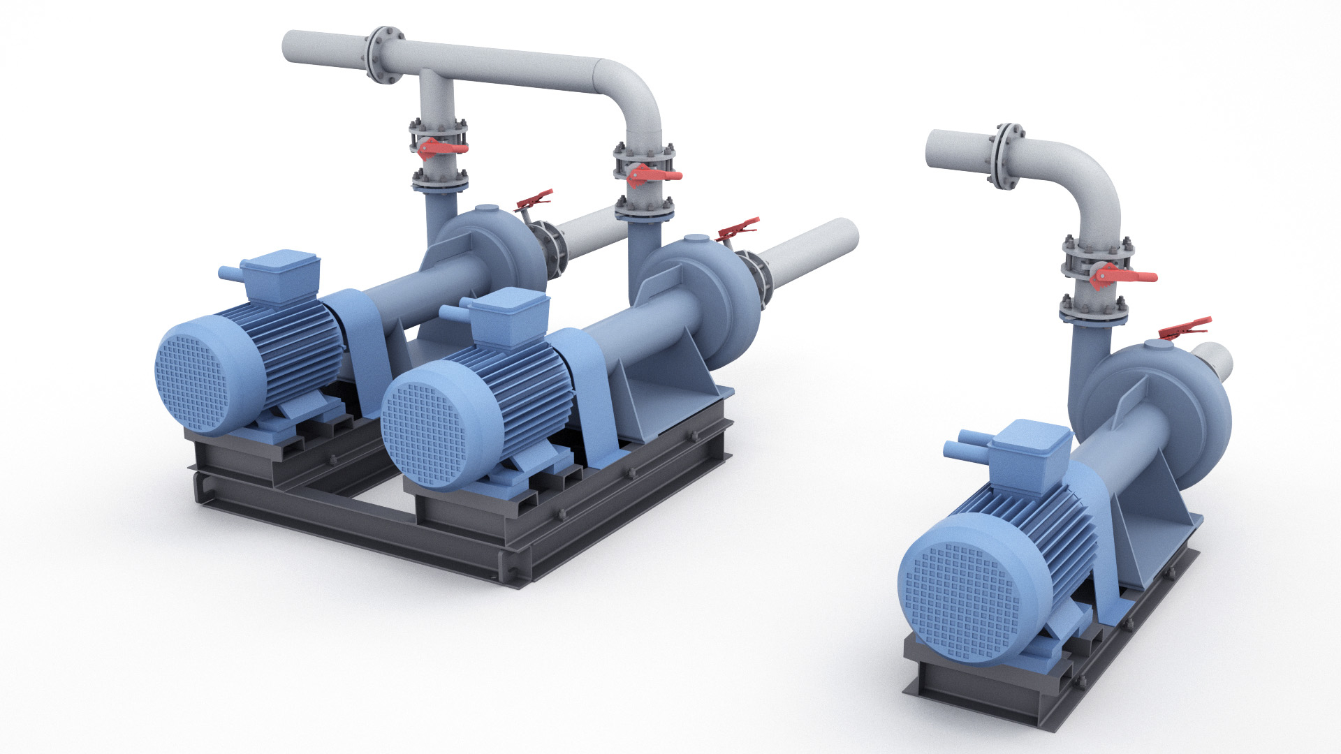 3D water pump TurboSquid 1149383