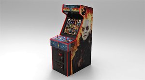 3D mortal kombat 4 arcade machine model