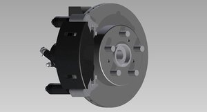 brake car disc 3D model