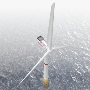 3D model offshore wind turbine