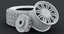 3D wheel rim mickey thompson