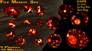 asteroid planet 3D model