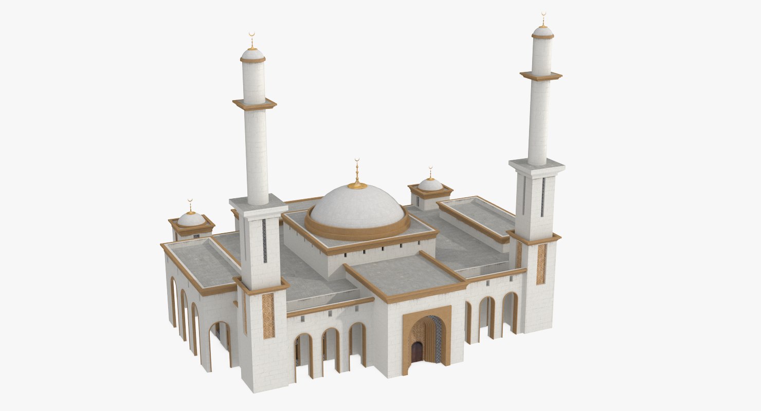 Mosque 3D model - TurboSquid 1149934