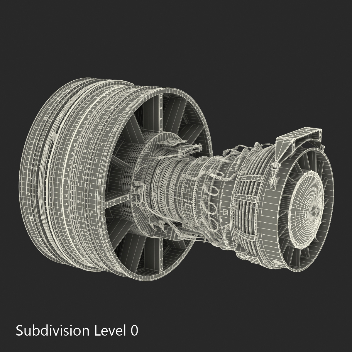 Aircraft engines 2 3D model - TurboSquid 1150032