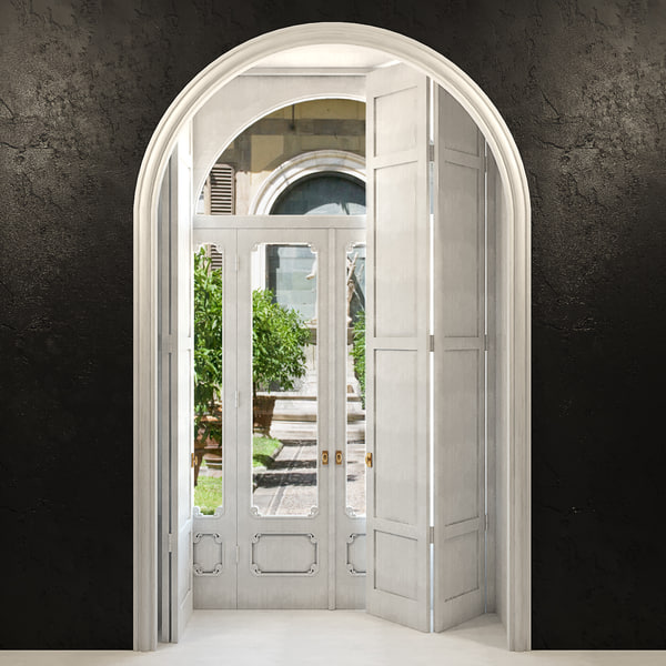 Double Door 3d Model Turbosquid 1150311