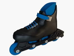 roller skate shoe 3D model