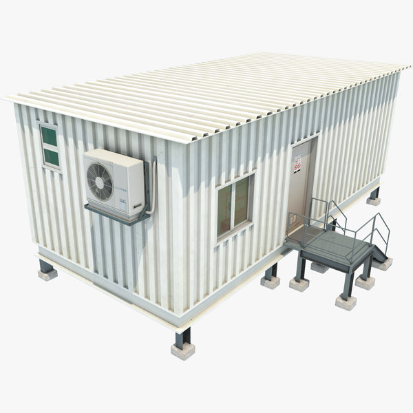 real container 3D model