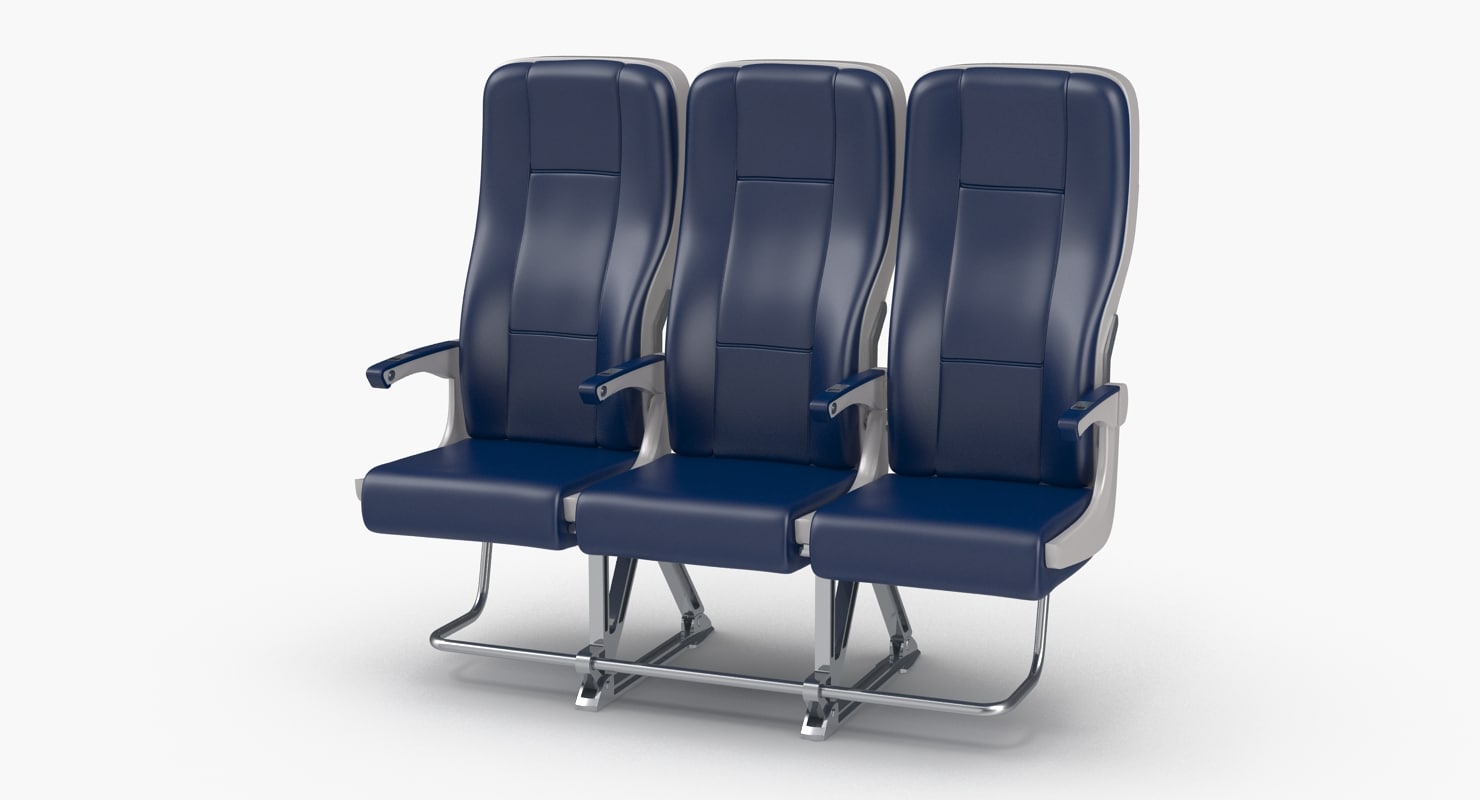 Aircraft economy class passenger 3D model - TurboSquid 1150608