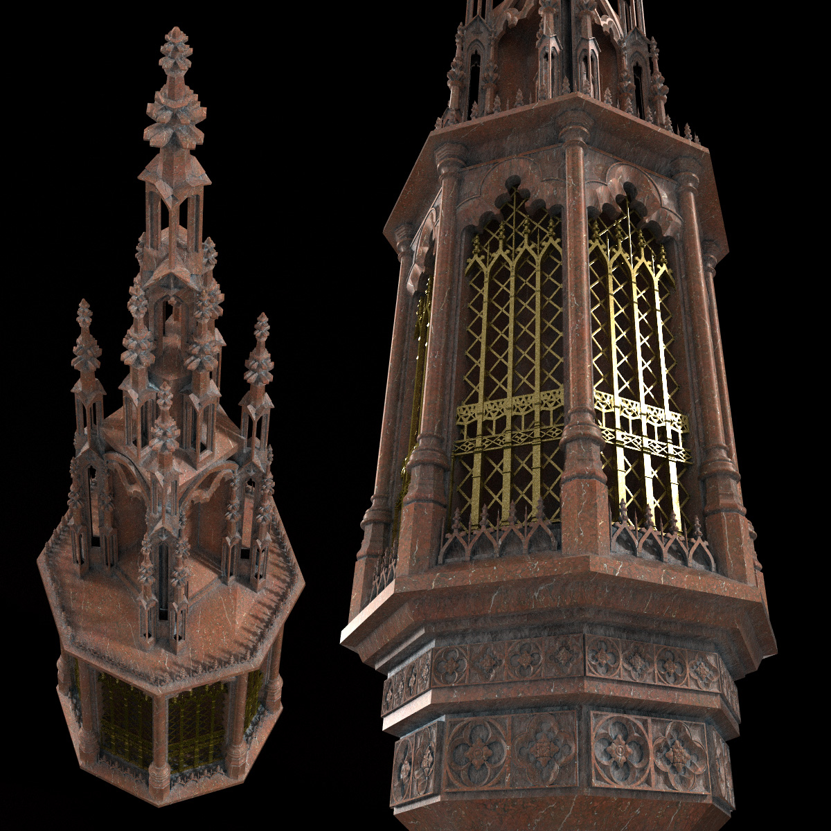 3D Realistic Gothic Tabernacle - TurboSquid 1150664