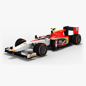 3D campos racing formula 2