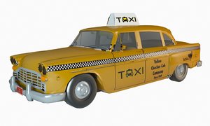 3D cab taxi classic