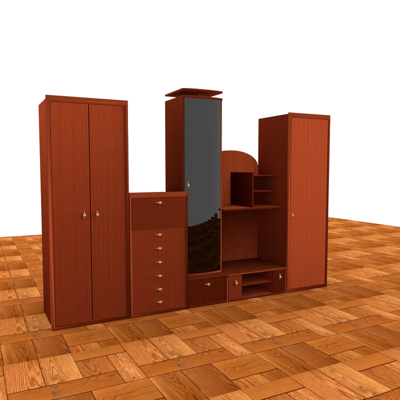 3D cupboard model TurboSquid 1150902