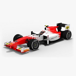 mp motorsport formula 2 3D model
