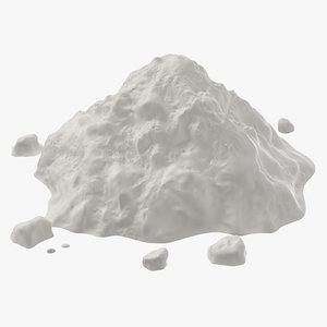loose pile cocaine 3D model