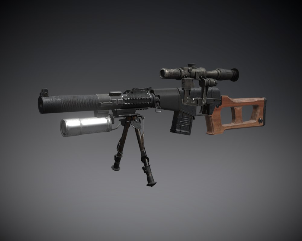 3D model vss vintorez sniper rifle - TurboSquid 1151467