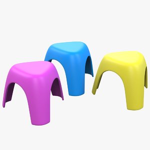 child stools 3D